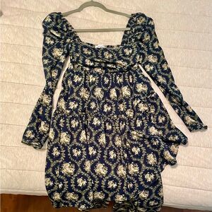 Weworewhat asymmetrical floral dress